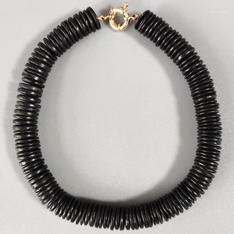 Classic retro black necklace man round wooden beaded choker handmade gifts for women 2020 beach jewelry choker wholesale1
Classic retro black necklace man round wooden beaded choker handmade gifts for women 2020 beach jewelry choker wholesale1