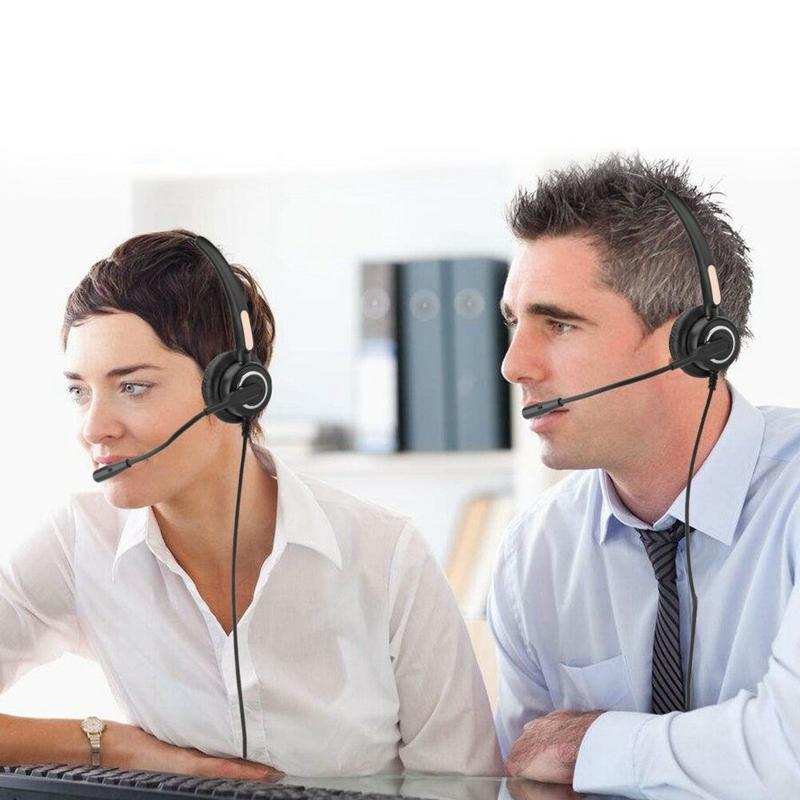 USB Wired Call Center Noise Cancelling Headphones Mute Headset with Microphone Online Conference for Skype Computer, Black
USB Wired Call Center Noise Cancelling Headphones Mute Headset with Microphone Online Conference for Skype Computer, Black