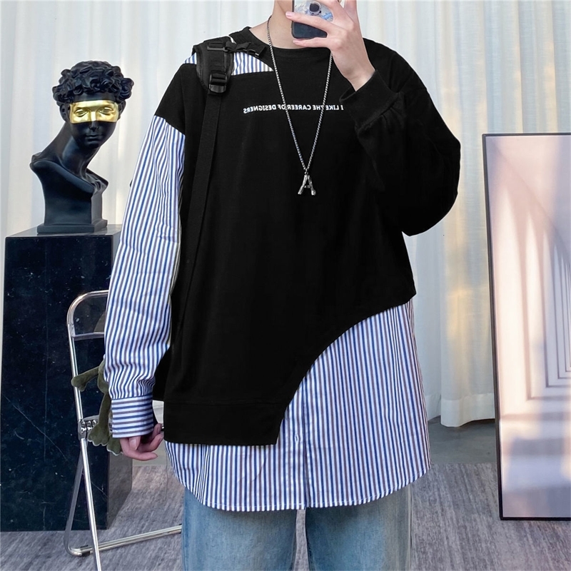 New Spring 2021 Neutral Style Listing Two Striped Hoodies in Cotton Fashion Around the Neck Hip Free 2X0N LWQ6, Black
New Spring 2021 Neutral Style Listing Two Striped Hoodies in Cotton Fashion Around the Neck Hip Free 2X0N LWQ6, Black