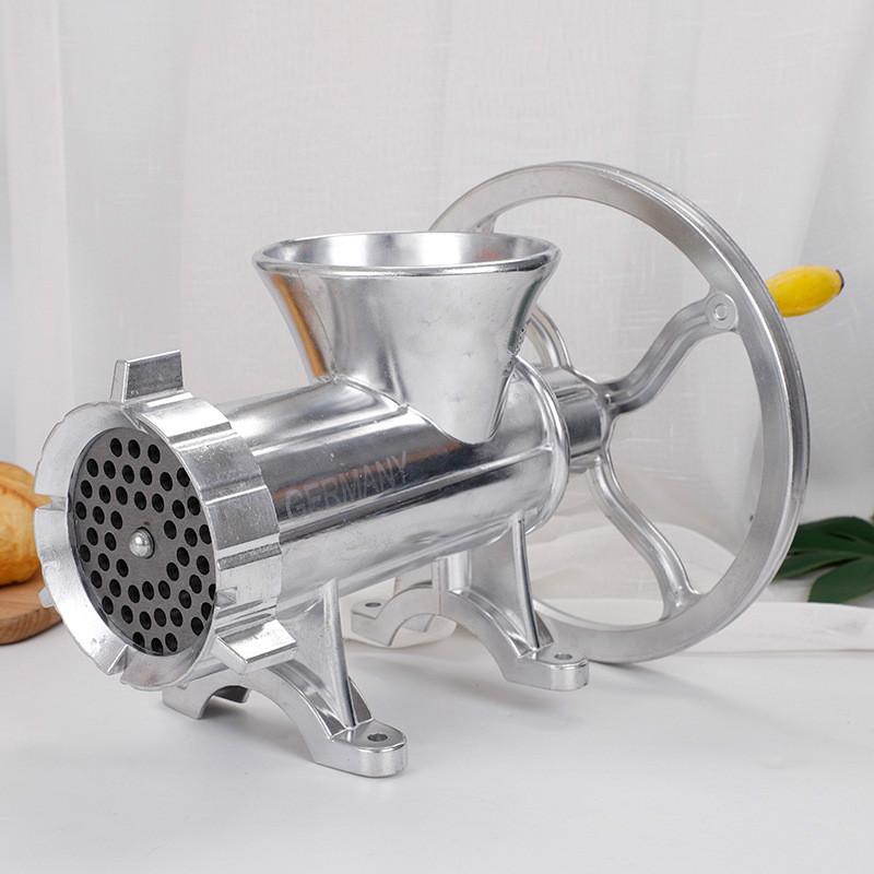12# Hand Crank Meat Grinder Slicer Manual Sausage Stuffer Filler Machine Mincer Aluminum Alloy Noodle Cutter Nut Miller Chopper
12# Hand Crank Meat Grinder Slicer Manual Sausage Stuffer Filler Machine Mincer Aluminum Alloy Noodle Cutter Nut Miller Chopper