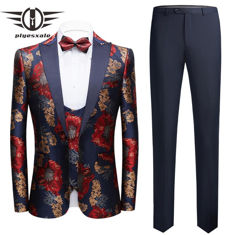 Plyesxale 2020 Floral Suit Men High Quality Prom Suits For Men Slim Fit Mens Wedding Suits Elegant 3 Piece Prom Party Wear Q513, Floral suits
Plyesxale 2020 Floral Suit Men High Quality Prom Suits For Men Slim Fit Mens Wedding Suits Elegant 3 Piece Prom Party Wear Q513, Floral suits