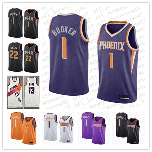 Custom Mens phoenix Suns 1 Devin Booker 22 Deandre Ayton 34 Charles Barkley Nash white Throwback Basketball Jersey
Custom Mens phoenix Suns 1 Devin Booker 22 Deandre Ayton 34 Charles Barkley Nash white Throwback Basketball Jersey