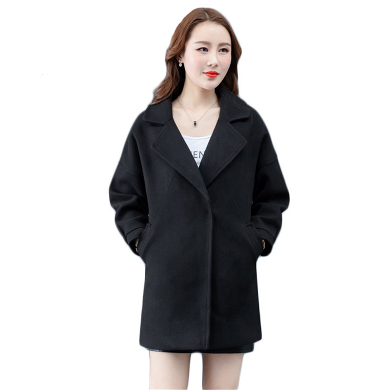 2021 New Women' black coat fall new lady from the Korean office longer size looser show fine fashion wool jackets
2021 New Women' black coat fall new lady from the Korean office longer size looser show fine fashion wool jackets