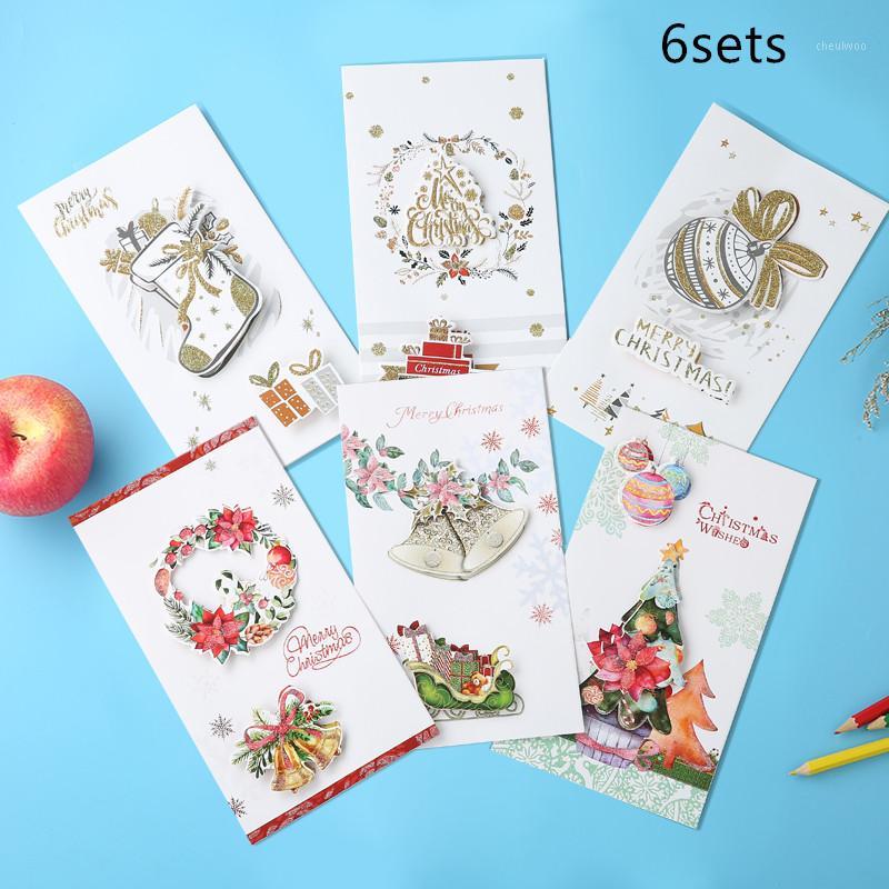 6sets Christmas Greeting Card Three-dimensional Paper Carving Business Gift Coupons Custom Creative Valentine's Day1
6sets Christmas Greeting Card Three-dimensional Paper Carving Business Gift Coupons Custom Creative Valentine's Day1
