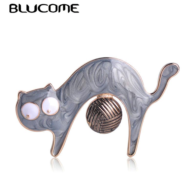 Blucome New Lovely Cat Shape Cloisonne Enamel Brooches For Clothes Scarf Accessories Backpack Pin Clip Girl Boy Brooch Jewelry
Blucome New Lovely Cat Shape Cloisonne Enamel Brooches For Clothes Scarf Accessories Backpack Pin Clip Girl Boy Brooch Jewelry