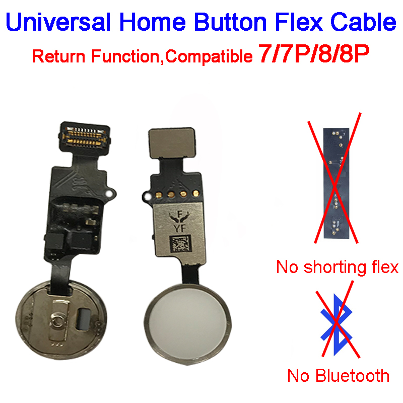 YF End Edition Universal Home Button Flex Cable for iPhone 7 / 7P / 8 / 8 Plus Return Key 4 Colors Replacement
YF End Edition Universal Home Button Flex Cable for iPhone 7 / 7P / 8 / 8 Plus Return Key 4 Colors Replacement