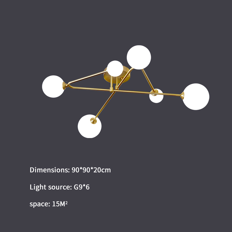 2021 New Nordic Drove From Ceiling Lamp to the Living Room. Kitchen Glass Ball Covers Golden Luxury Decoration for Home Electrical 5KFY
2021 New Nordic Drove From Ceiling Lamp to the Living Room. Kitchen Glass Ball Covers Golden Luxury Decoration for Home Electrical 5KFY