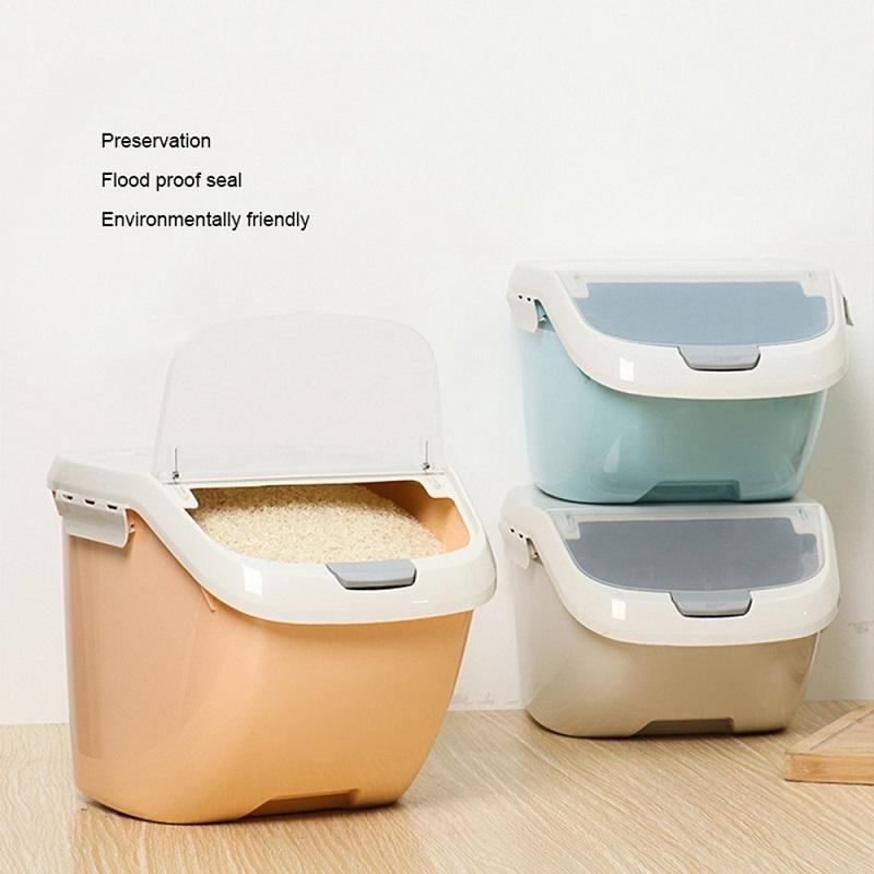 Rice Storage Box Sealed Moisture-Proof Large Capacity Grain Flour Container Kitchen Rice Storage Box Flip Cover1
Rice Storage Box Sealed Moisture-Proof Large Capacity Grain Flour Container Kitchen Rice Storage Box Flip Cover1