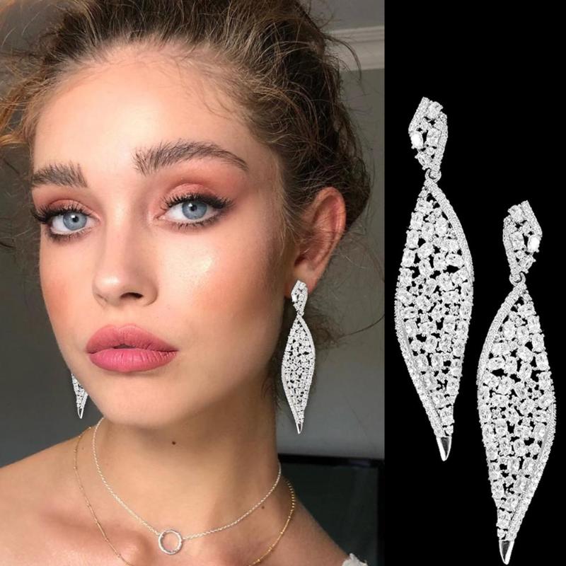 GODKI 2020 New Leaf Charms Earring For Women Wedding DUBAIStatement Earring for Women Gold Cubic Zircon Earrings Jewelry
GODKI 2020 New Leaf Charms Earring For Women Wedding DUBAIStatement Earring for Women Gold Cubic Zircon Earrings Jewelry