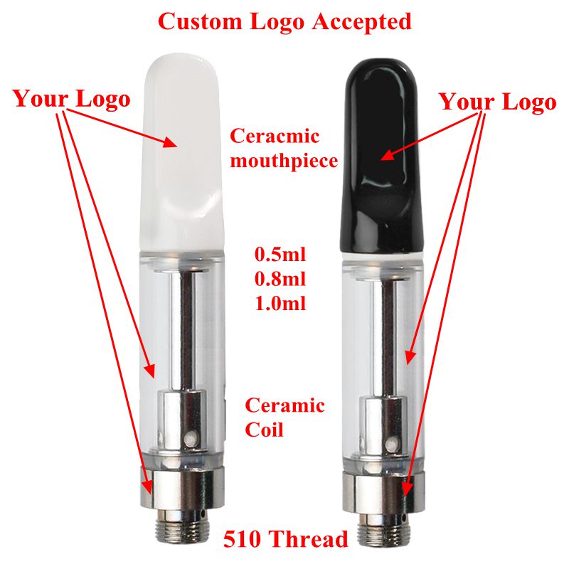 Custom Logo Vape Cartridges Ceramic Coil Thick Oil Glass Carts 0.5ml 0.8ml 1.0ml Empty Vape Pen Cartridges Customize Cart Atomizers
Custom Logo Vape Cartridges Ceramic Coil Thick Oil Glass Carts 0.5ml 0.8ml 1.0ml Empty Vape Pen Cartridges Customize Cart Atomizers