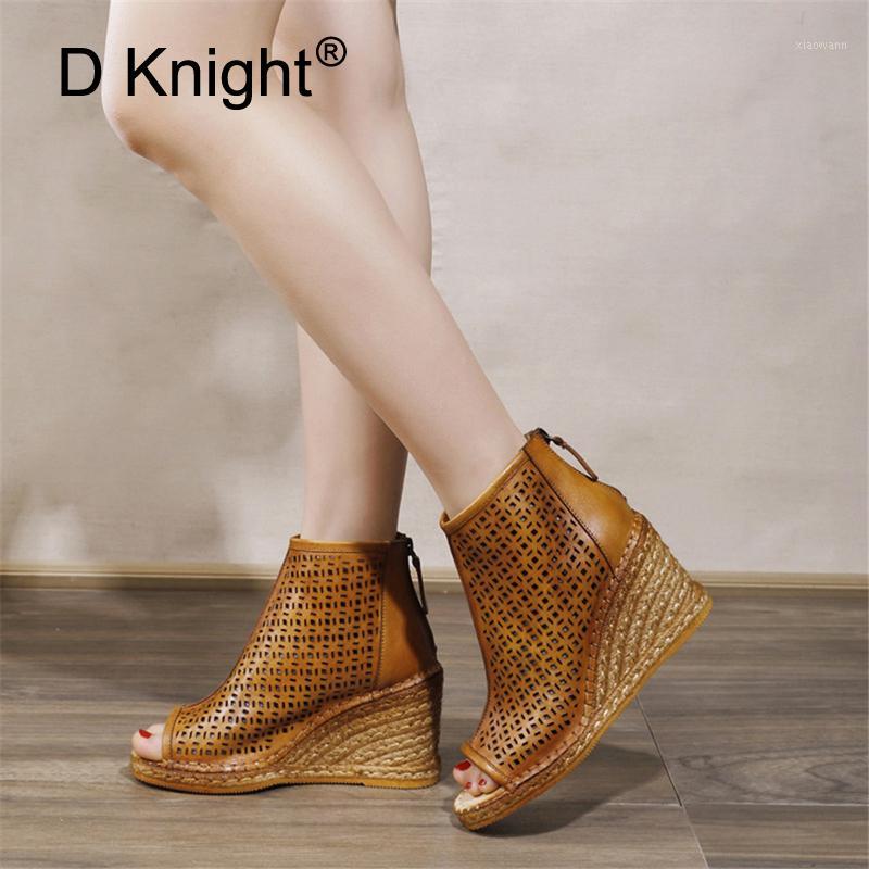 Spring Summer 2020 New Women Wedges Sandals Genuine Leather Peep Toe Hollow Woven High Wedge Heels Shoes Woman High-Top Sandals1, X97
Spring Summer 2020 New Women Wedges Sandals Genuine Leather Peep Toe Hollow Woven High Wedge Heels Shoes Woman High-Top Sandals1, X97