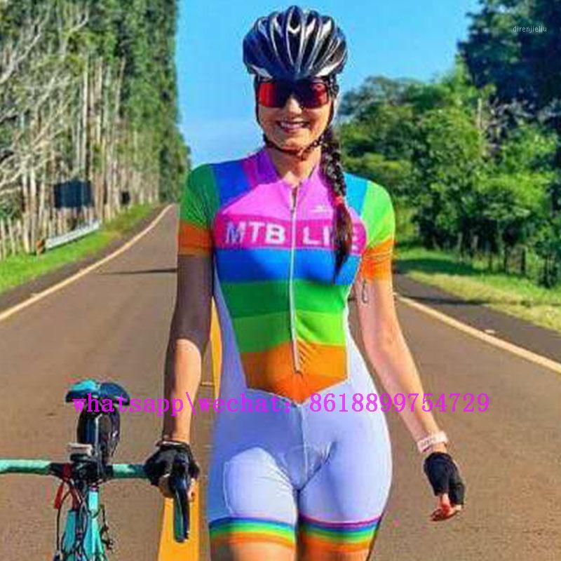 Trisuit 2020 Bike Triathlon Suit Women's Cycling Skinsuit Female Jumpsuit Ropa ciclismo short sleeve body wear set tri speedsuit1
Trisuit 2020 Bike Triathlon Suit Women's Cycling Skinsuit Female Jumpsuit Ropa ciclismo short sleeve body wear set tri speedsuit1