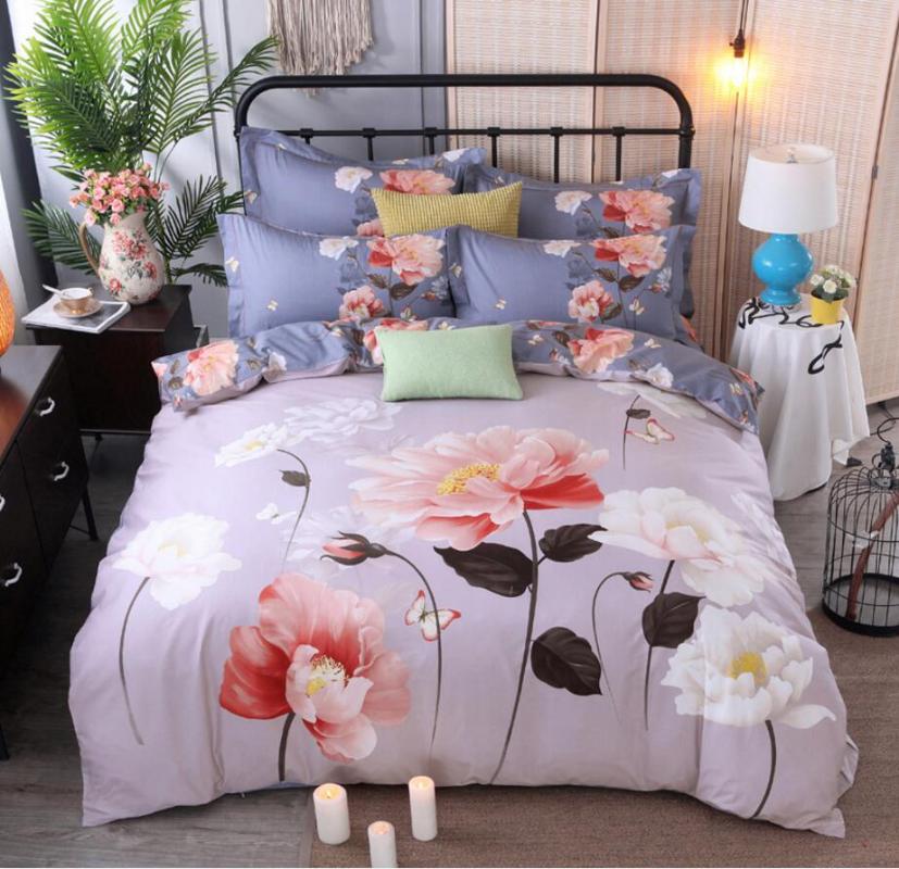 Red White Flower Printed Home Textiles Bedding Sets Cotton 4Pcs Bohemia Duvet Cover Set King Size Flat Sheet Pillowcase
Red White Flower Printed Home Textiles Bedding Sets Cotton 4Pcs Bohemia Duvet Cover Set King Size Flat Sheet Pillowcase