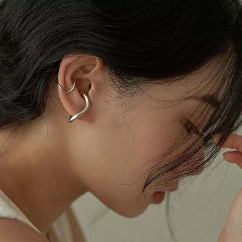 French Fashion Gold Silver Color Metal Ear Clip Geometric Irregular Ear Cuff Earrings for Women Trendy Jewelry
French Fashion Gold Silver Color Metal Ear Clip Geometric Irregular Ear Cuff Earrings for Women Trendy Jewelry