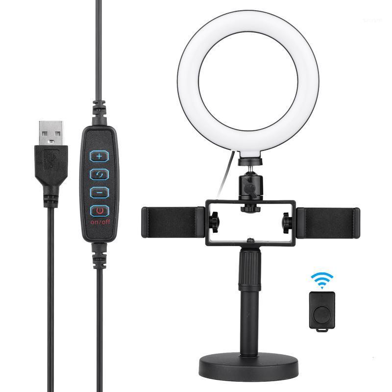 6.5inch/16cm Video LED Ring Light Lamp 3200-5600K Color 10-level Dimmable with Table Stand Ball Head Dual Phone Holders1
6.5inch/16cm Video LED Ring Light Lamp 3200-5600K Color 10-level Dimmable with Table Stand Ball Head Dual Phone Holders1