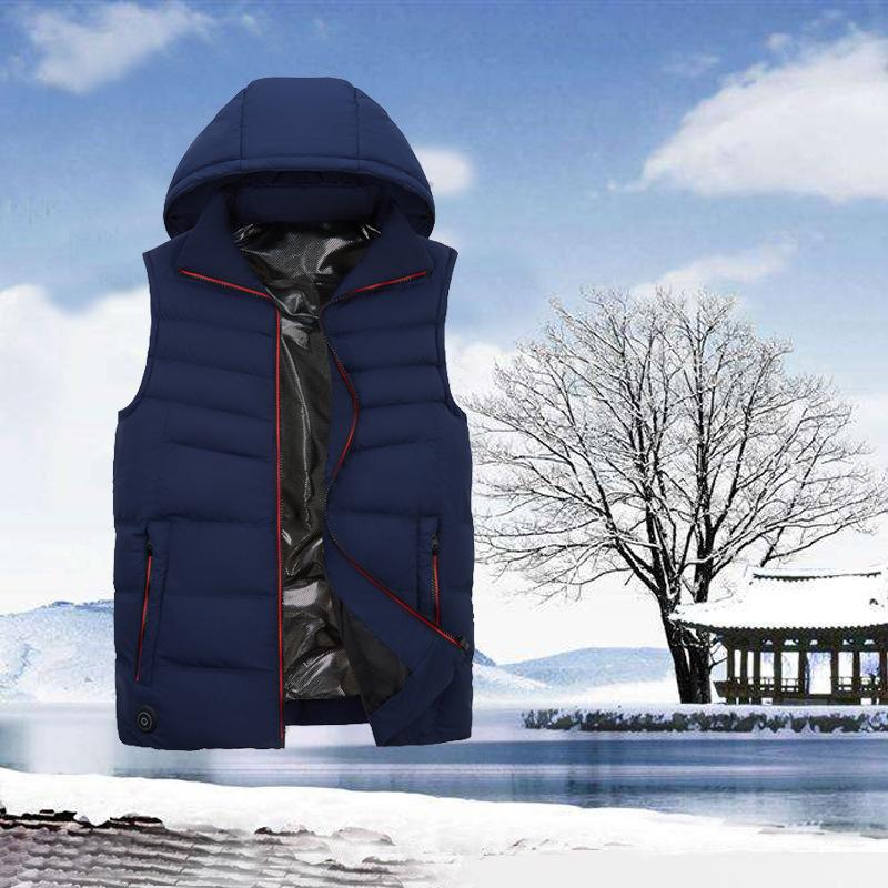 Couple Heated Vest Smart Charging USB Climbing Top Winter Men's Safe Constant Temperature Warm Vest Electric Heating Clothes, Black
Couple Heated Vest Smart Charging USB Climbing Top Winter Men's Safe Constant Temperature Warm Vest Electric Heating Clothes, Black