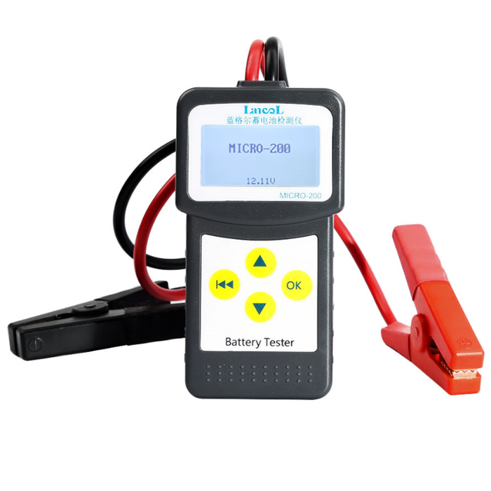 micro200 12v automotive battery tester cca range 1002000