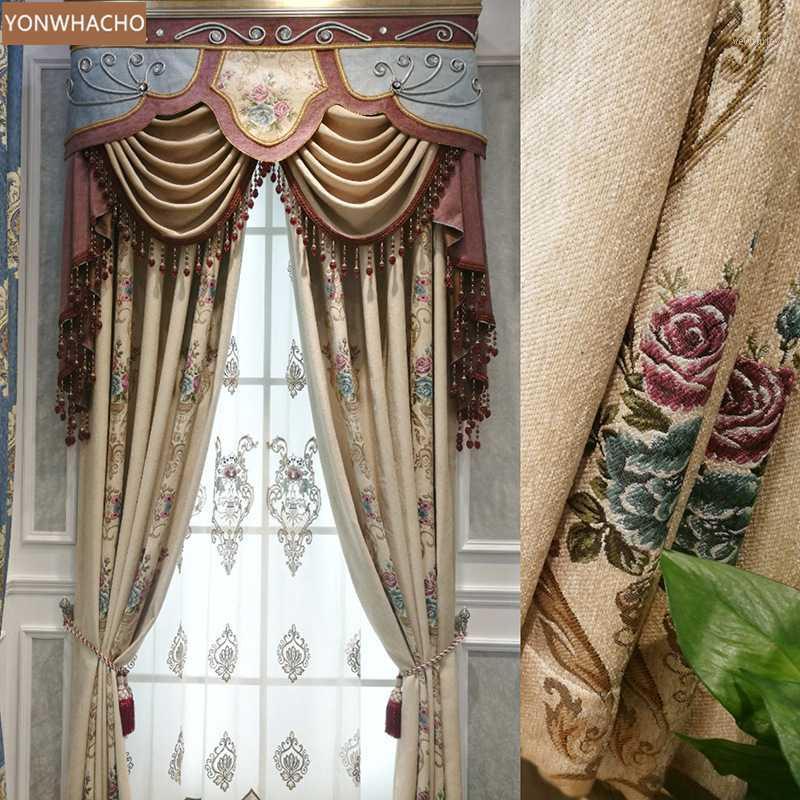 Custom curtains European pastoral embossed jacquard chenille embroidery gauze cloth blackout curtain tulle valance drape B6771, Tulle sheer
Custom curtains European pastoral embossed jacquard chenille embroidery gauze cloth blackout curtain tulle valance drape B6771, Tulle sheer