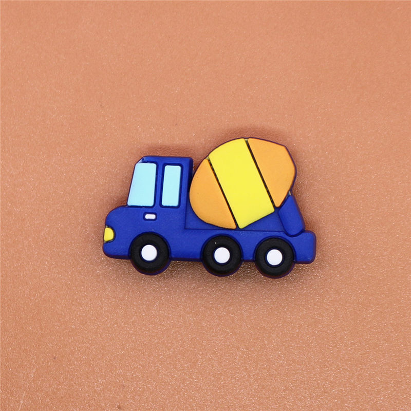 Shoe Charms Construction vehicles and Trains Shoe Buckle Accessories Sandals Shoe Decorations Kid's X-mas