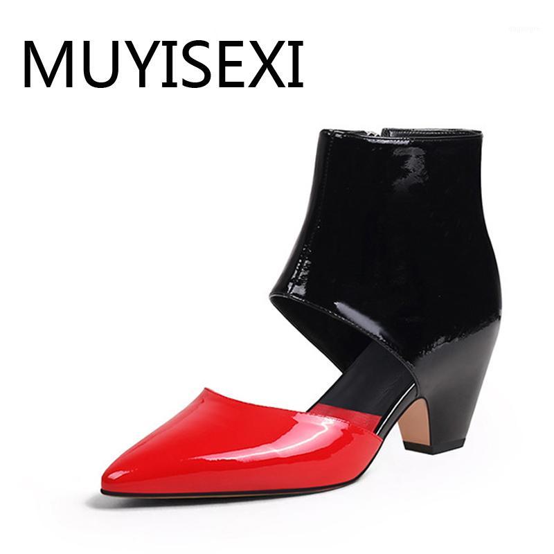 Fashion distinctive modelling design genuine leather 7.5cm high heel zip Hollywood movie stars mixed colors pumps HL255 MUYISEXI1, Red
Fashion distinctive modelling design genuine leather 7.5cm high heel zip Hollywood movie stars mixed colors pumps HL255 MUYISEXI1, Red