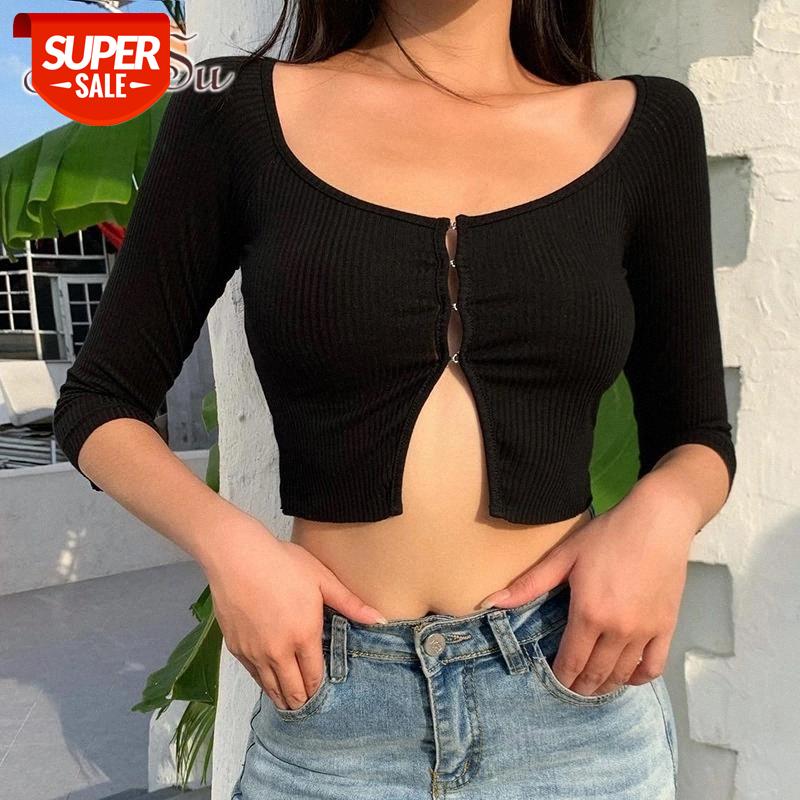 ArtSu Off The Shoulder Sexy T-shirt Half Sleeve Button Summer Crop Top Slim Streetwear T shirt 2020 Casual Female Tops TS52526 #sg2M, White
ArtSu Off The Shoulder Sexy T-shirt Half Sleeve Button Summer Crop Top Slim Streetwear T shirt 2020 Casual Female Tops TS52526 #sg2M, White
