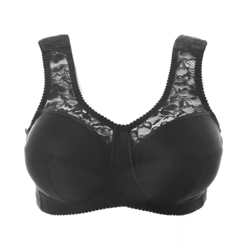 Women's Soft Cups Embroibered Wireless Minimizer Bra Plus Size Bralette Full Cup 34 36 38 40 42 44 46 48 52 54 56 B C D E F G H 201202