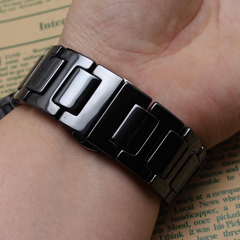 New Top quality Black Ceramic watcbands strap Belt bracelet band women men 20mm ceramic watch band Fit Samsung Gear S2
New Top quality Black Ceramic watcbands strap Belt bracelet band women men 20mm ceramic watch band Fit Samsung Gear S2