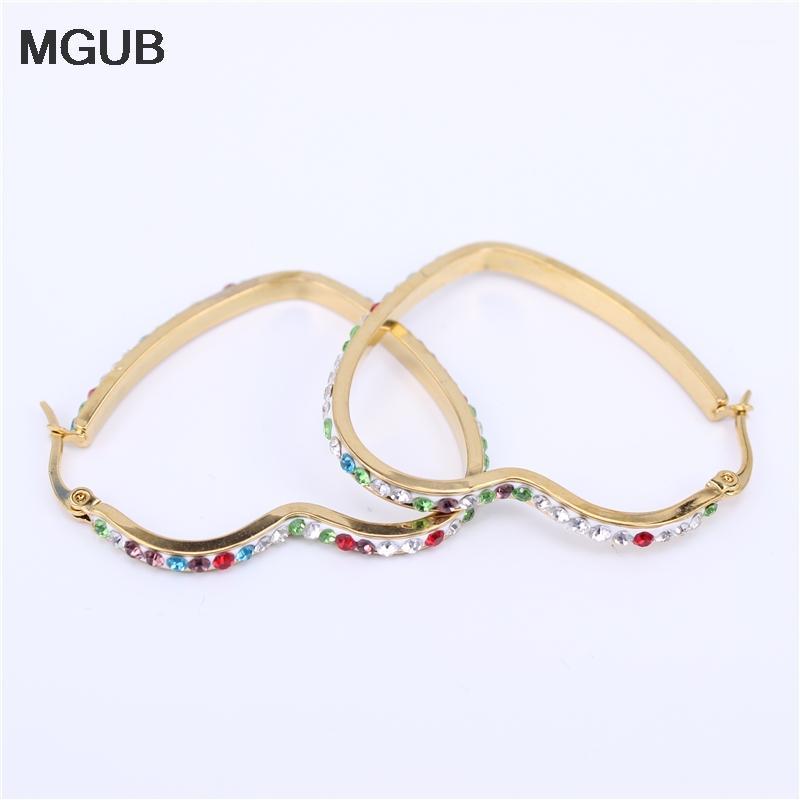 Hoop & Huggie Wholesale Multiple Size Rhinestone Earrings For Women Statement Gold Color Heart-shaped Earring Party Gift LH7741
Hoop & Huggie Wholesale Multiple Size Rhinestone Earrings For Women Statement Gold Color Heart-shaped Earring Party Gift LH7741