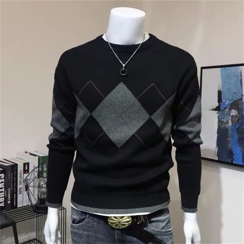 2021 High quality Male Shirt Autumn Winter Fashion Trend Thin Youth Around the Standard Neck Sweater Tide XO5S, Xl
2021 High quality Male Shirt Autumn Winter Fashion Trend Thin Youth Around the Standard Neck Sweater Tide XO5S, Xl