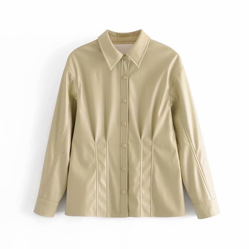 2021 New Elegante Fino Jaqueta De Couro Do Falso Moda Senhoras Turn Down Collar Casacos Streetwear Feminino Boto Casaco Meninas Chique Sjlf, Green
2021 New Elegante Fino Jaqueta De Couro Do Falso Moda Senhoras Turn Down Collar Casacos Streetwear Feminino Boto Casaco Meninas Chique Sjlf, Green