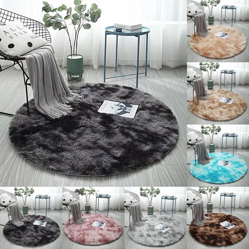 80/100/120/160cm Thickened Round Carpet Gradient Colorful Plush Soft Rug Fur Floor Mat For Living Room Bedroom Home Decoration, Pink purple
80/100/120/160cm Thickened Round Carpet Gradient Colorful Plush Soft Rug Fur Floor Mat For Living Room Bedroom Home Decoration, Pink purple