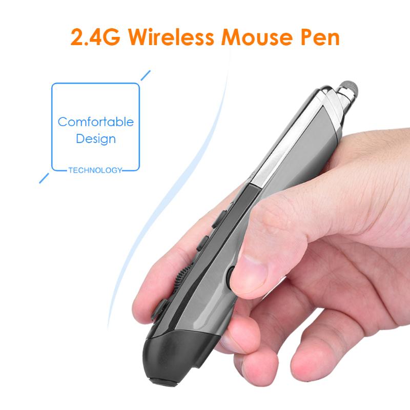 2.4G Wireless Mouse Pen Personality Creative Vertical Pen-Shaped Stylus Battery Mouse Suitable For PC Laptop Remote PPT Clicker
2.4G Wireless Mouse Pen Personality Creative Vertical Pen-Shaped Stylus Battery Mouse Suitable For PC Laptop Remote PPT Clicker