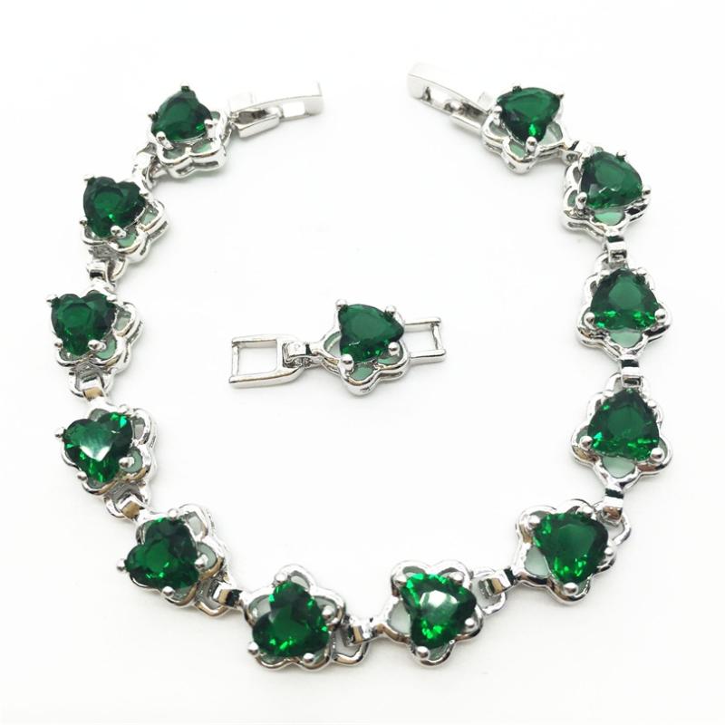 Trendy Exquisite Insert Heart Green Zircon Bracelet Elegant Excellent Cut Zirconia Bracelets & Bangle GIft for Valentine's day
Trendy Exquisite Insert Heart Green Zircon Bracelet Elegant Excellent Cut Zirconia Bracelets & Bangle GIft for Valentine's day