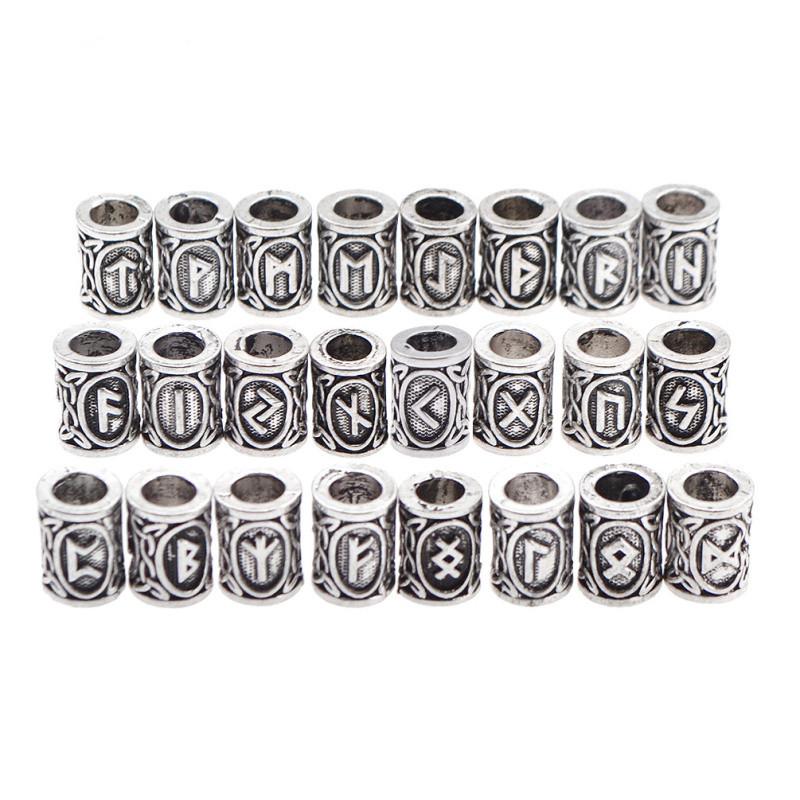 24Pcs/Lot Metal Viking Runes Beads Charms For Beards Hair Jewelry Making Diy Pendants For Needlework
24Pcs/Lot Metal Viking Runes Beads Charms For Beards Hair Jewelry Making Diy Pendants For Needlework