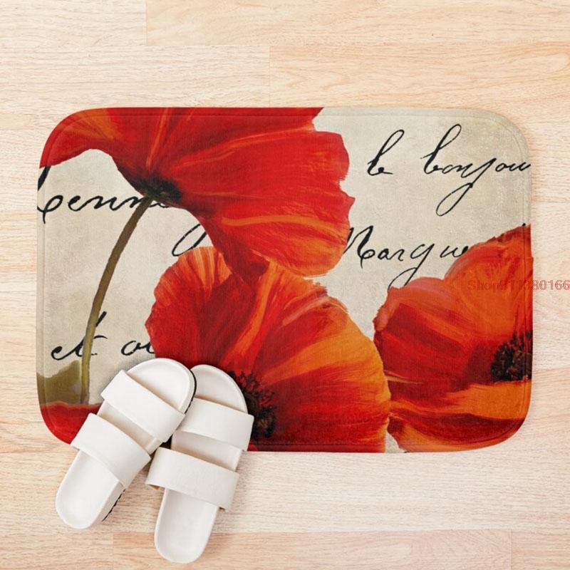 Mat Coquelicots Rouge I Protective Floor Mat PVC Entrance Door Non-slip Kitchen Carpet Modern Home Customized Mats
Mat Coquelicots Rouge I Protective Floor Mat PVC Entrance Door Non-slip Kitchen Carpet Modern Home Customized Mats