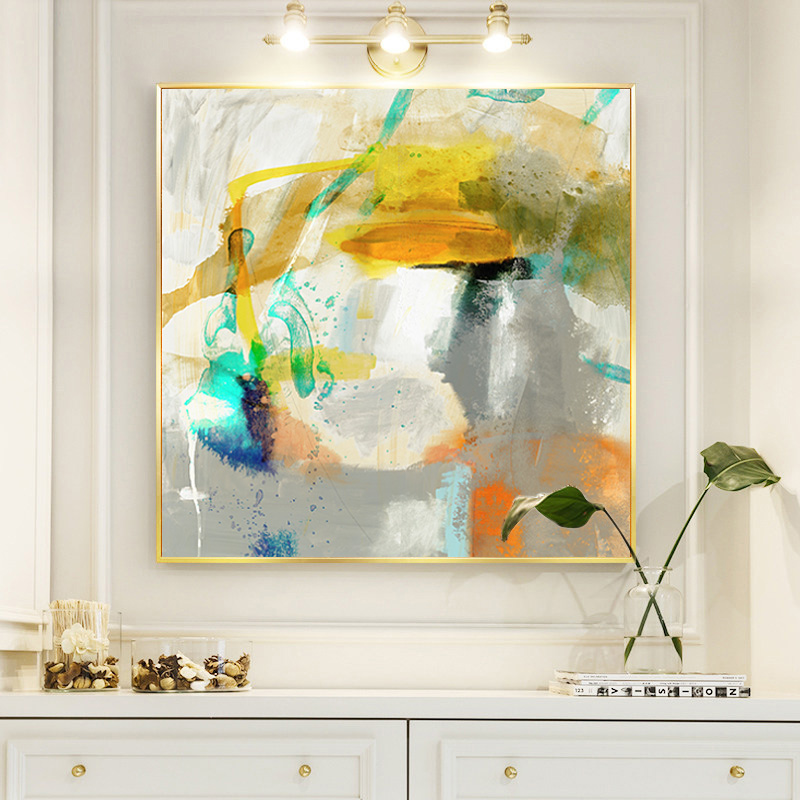 Nordic Watercolor Abstract Interior Poster and Print Wall Art Canvas Painting Modern Decorative Pictures for Room Decor No Frame