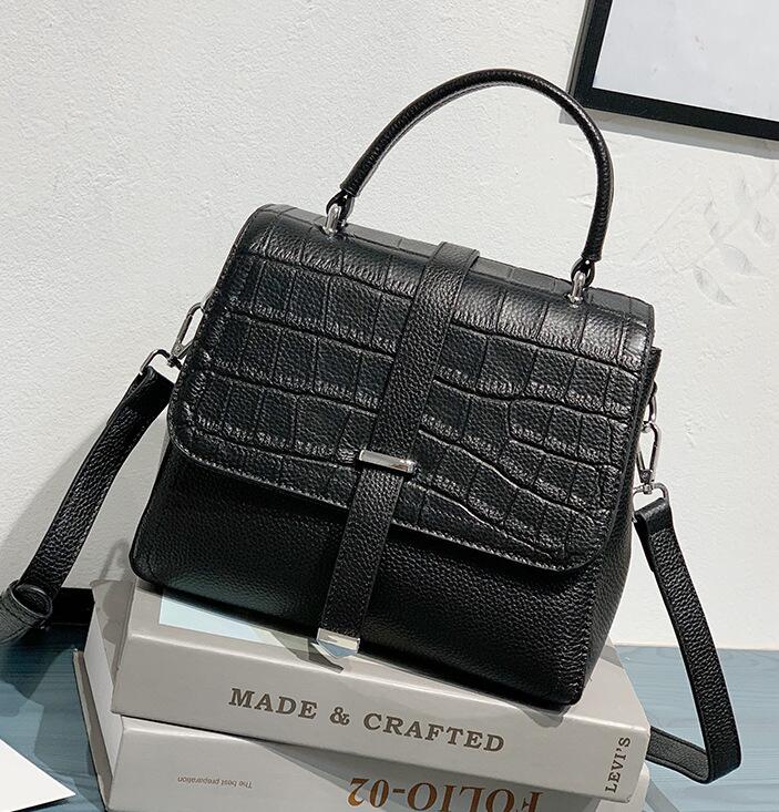 lady bag HBP handbag New arrival Genuine leather women purse high quality, Black