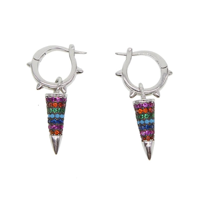 Brincos 2020 Colorful Cz Cone Design Ear Drop Double Dangle Earring Delicate Wedding Brand Jewelry For Women Christmas Gift
Brincos 2020 Colorful Cz Cone Design Ear Drop Double Dangle Earring Delicate Wedding Brand Jewelry For Women Christmas Gift