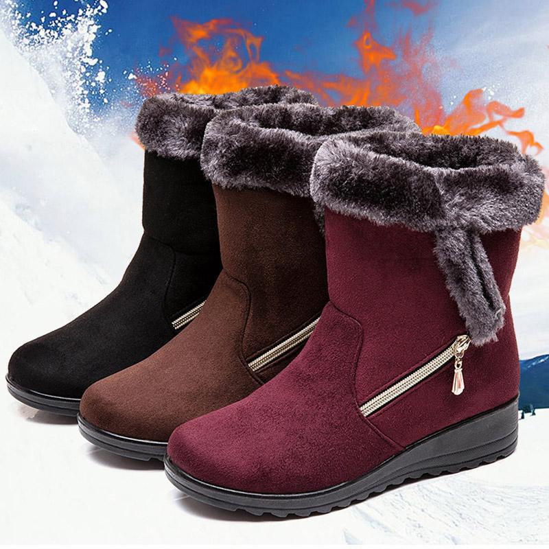 Women Boots 2020 New Snow Boots For Winter Shoes Woman Wedges Heels Botas Mujer Plus Size 43 Ankle For Women Booties, Brown
Women Boots 2020 New Snow Boots For Winter Shoes Woman Wedges Heels Botas Mujer Plus Size 43 Ankle For Women Booties, Brown