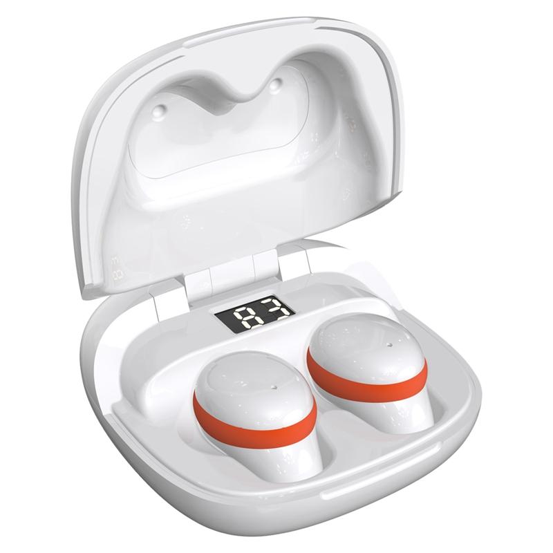 New Mini Wireless Bluetooth Headset, Bilateral Stereo HI-FI Sound Quality Press Waterproof Bluetooth 5.0 Headset, White
New Mini Wireless Bluetooth Headset, Bilateral Stereo HI-FI Sound Quality Press Waterproof Bluetooth 5.0 Headset, White