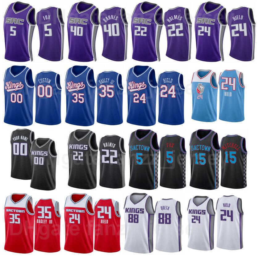 Printed Basketball 75th Anniversary Davion Mitchell Jersey 15 Tyrese Haliburton 0 Richaun Holmes 22 Harrison Barnes 40 DeAaron Fox 5 Marvin Bagley III 35 Alex Len, 75th black
Printed Basketball 75th Anniversary Davion Mitchell Jersey 15 Tyrese Haliburton 0 Richaun Holmes 22 Harrison Barnes 40 DeAaron Fox 5 Marvin Bagley III 35 Alex Len, 75th black