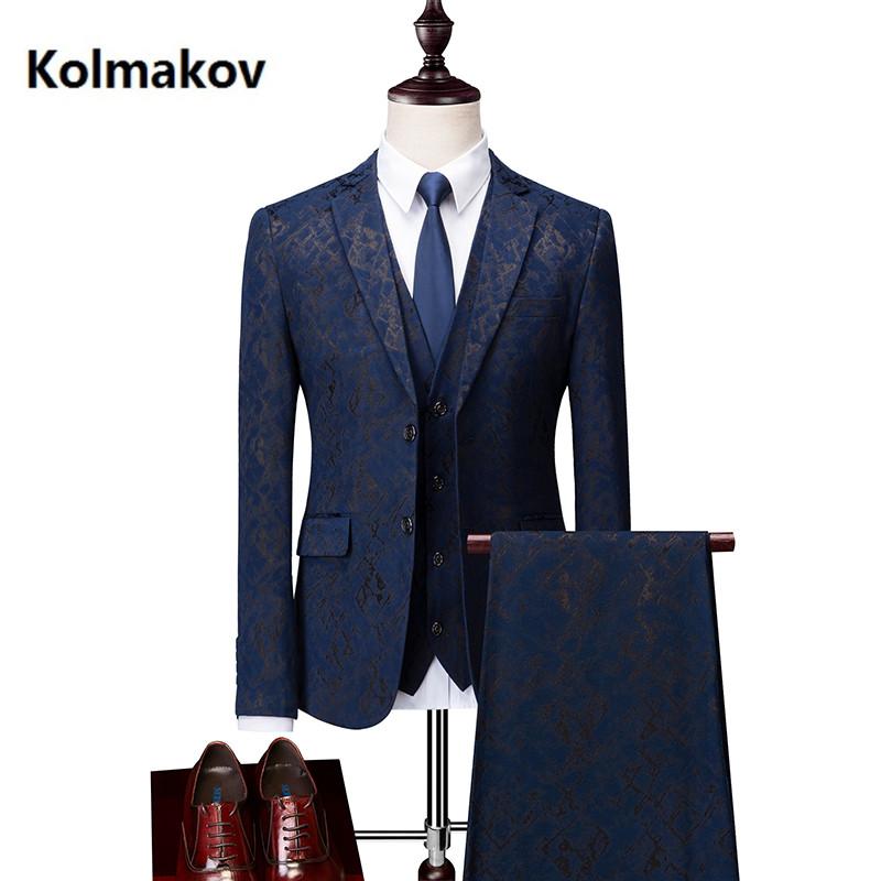 Jacket+Vest+Pants) 2020 Men's Suits Business Slim fit Casual casual man wedding suits dress men party suit Embroidery -6XL, Black
Jacket+Vest+Pants) 2020 Men's Suits Business Slim fit Casual casual man wedding suits dress men party suit Embroidery -6XL, Black
