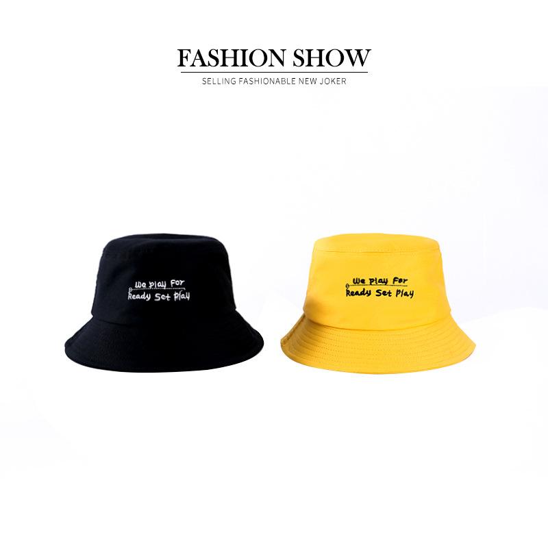 Korean personalized letter embroidered basin hat fashionable versatile foldable fisherman's hat sunscreen for summer outing, Letter black hat
Korean personalized letter embroidered basin hat fashionable versatile foldable fisherman's hat sunscreen for summer outing, Letter black hat