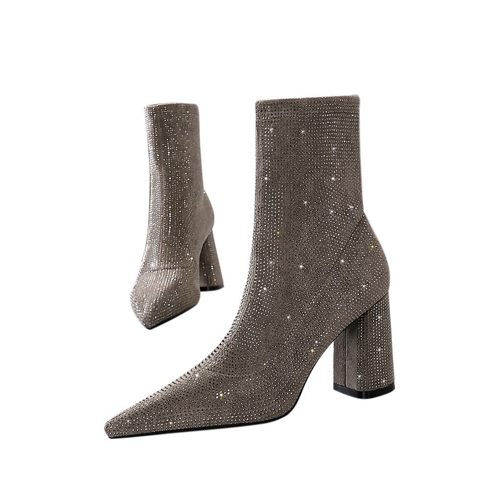 2021 Winter Fashion Women Boots Beige Pointed Toe Elastic Ankle Boots Heels Shoes Autumn Winter Female Socks Boots, Black
2021 Winter Fashion Women Boots Beige Pointed Toe Elastic Ankle Boots Heels Shoes Autumn Winter Female Socks Boots, Black