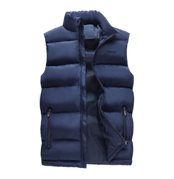 Vest men's autumn and winter new all-match down cotton padded vest youth large size waistcoat men's jacket, Black
Vest men's autumn and winter new all-match down cotton padded vest youth large size waistcoat men's jacket, Black
