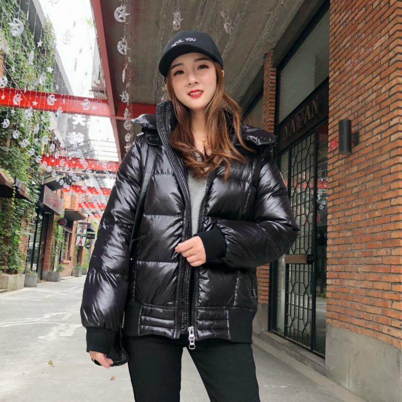 Women' Down Jacket Fashion Winter Coat Female Korean Thick Duck Down Short Puffer Jacket Women Hooded Warm Coats LW798, Black
Women' Down Jacket Fashion Winter Coat Female Korean Thick Duck Down Short Puffer Jacket Women Hooded Warm Coats LW798, Black