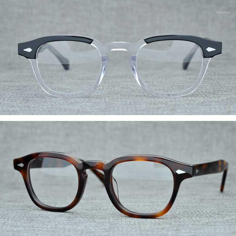 Round Handmade Acetate Frame Women Johnny Depp Glasses Men Brand Designer Computer Goggles Optical Spectacle frame Demi Myopia1
Round Handmade Acetate Frame Women Johnny Depp Glasses Men Brand Designer Computer Goggles Optical Spectacle frame Demi Myopia1