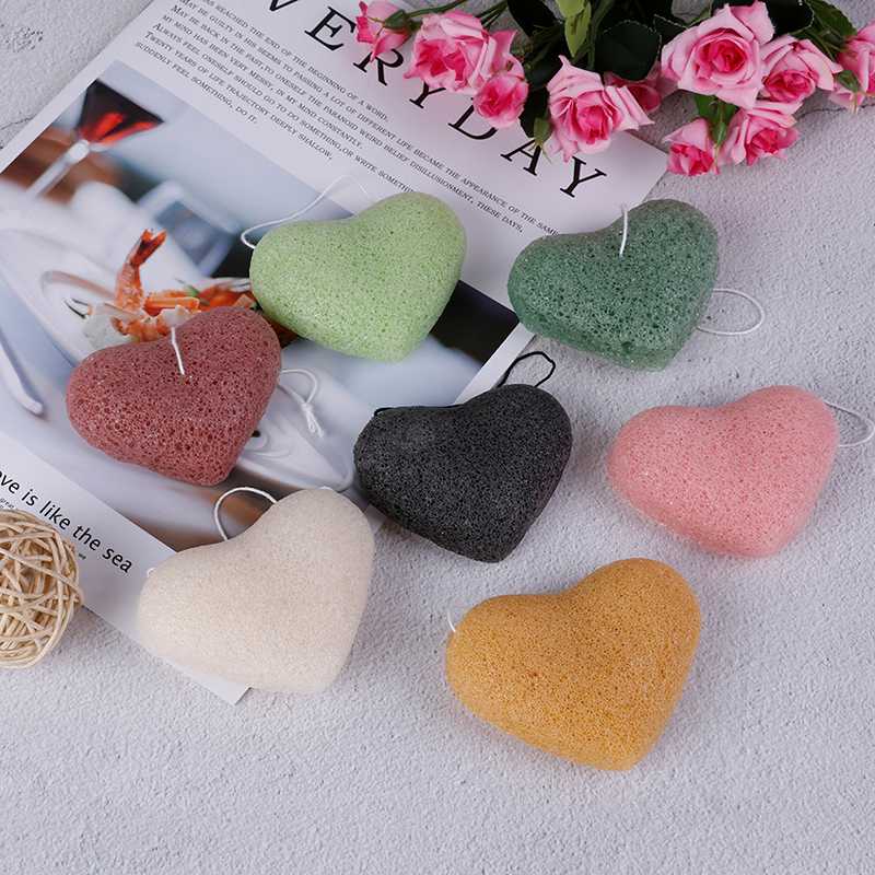 1Pc Exfoliator Cleanse Konjac Sponge Natural Konjac Konnyaku Puff Face Wash Cleaning Sponge Esponja Heart-shaped Makeup
1Pc Exfoliator Cleanse Konjac Sponge Natural Konjac Konnyaku Puff Face Wash Cleaning Sponge Esponja Heart-shaped Makeup