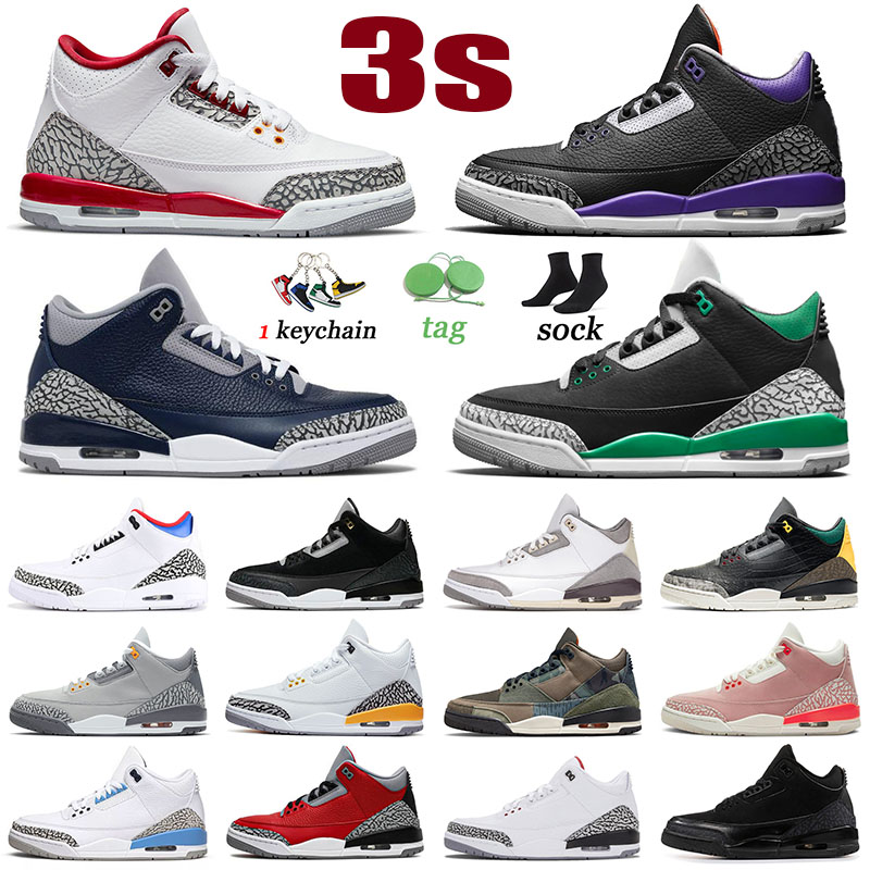 Jumpman 3 Basketball Shoes Trainers Cardinal Red 3s Sneakers Sports UNC Patchwork Georgetown Rust Pink Pine Green Black Cat Cool Grey Fire Red Varsity Royal Men Women, # 40-47 a ma maniére
Jumpman 3 Basketball Shoes Trainers Cardinal Red 3s Sneakers Sports UNC Patchwork Georgetown Rust Pink Pine Green Black Cat Cool Grey Fire Red Varsity Royal Men Women, # 40-47 a ma maniére