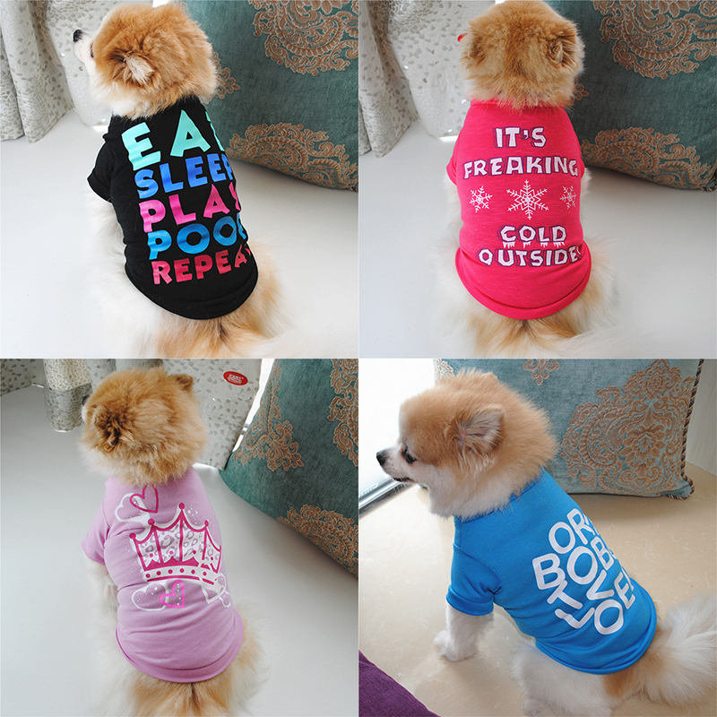 Cheap Dog Clothes Cute Dog Vest Shirt Pet Clothing for Dogs Costume Cotton Puppy Pet Clothes for Small Dogs Outfits Ropa Perro
Cheap Dog Clothes Cute Dog Vest Shirt Pet Clothing for Dogs Costume Cotton Puppy Pet Clothes for Small Dogs Outfits Ropa Perro